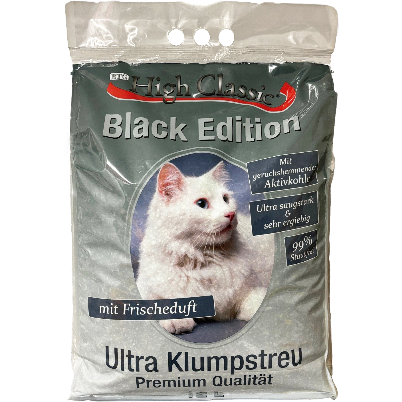 BTG Classic Cat Katzenstreu High Black Edition