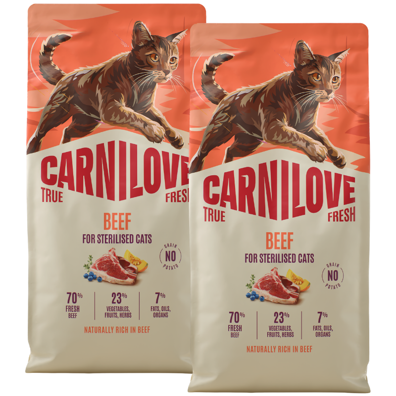 Carnilove Cat TrueFresh Adult sterili. Beef