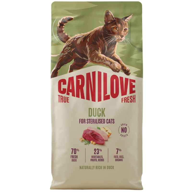 Carnilove Cat TrueFresh Adult sterili. Duck