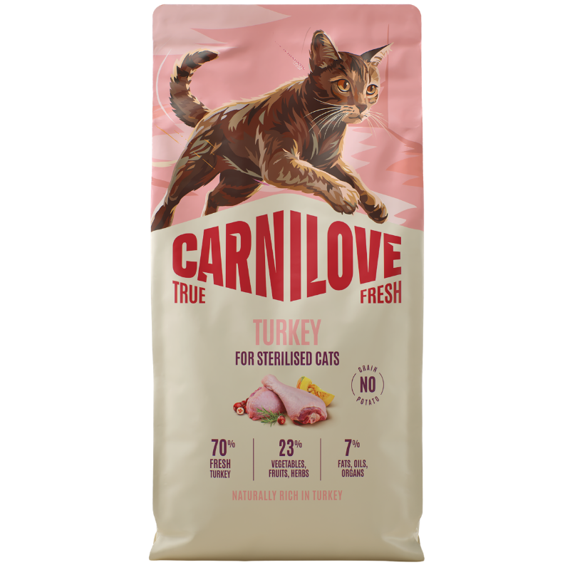 Carnilove Cat TrueFresh Adult sterili. Turkey