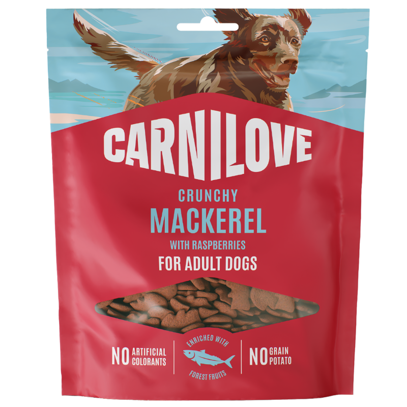 Carnilove Dog Snack Crunchy Mackerel & Raspberries 200 g