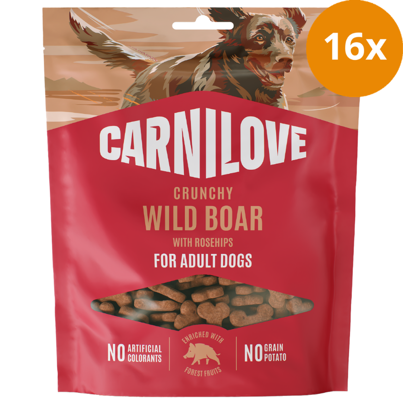 Carnilove Dog Snack Crunchy Wild Boar & Rose 200 g