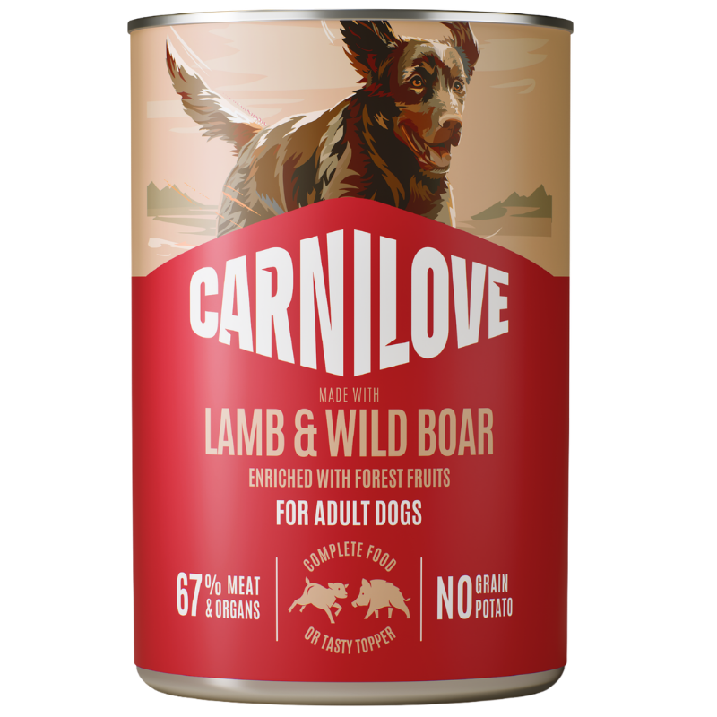 Carnilove Dog Dose Paté Adult Lamb & Wild Boar 400 g