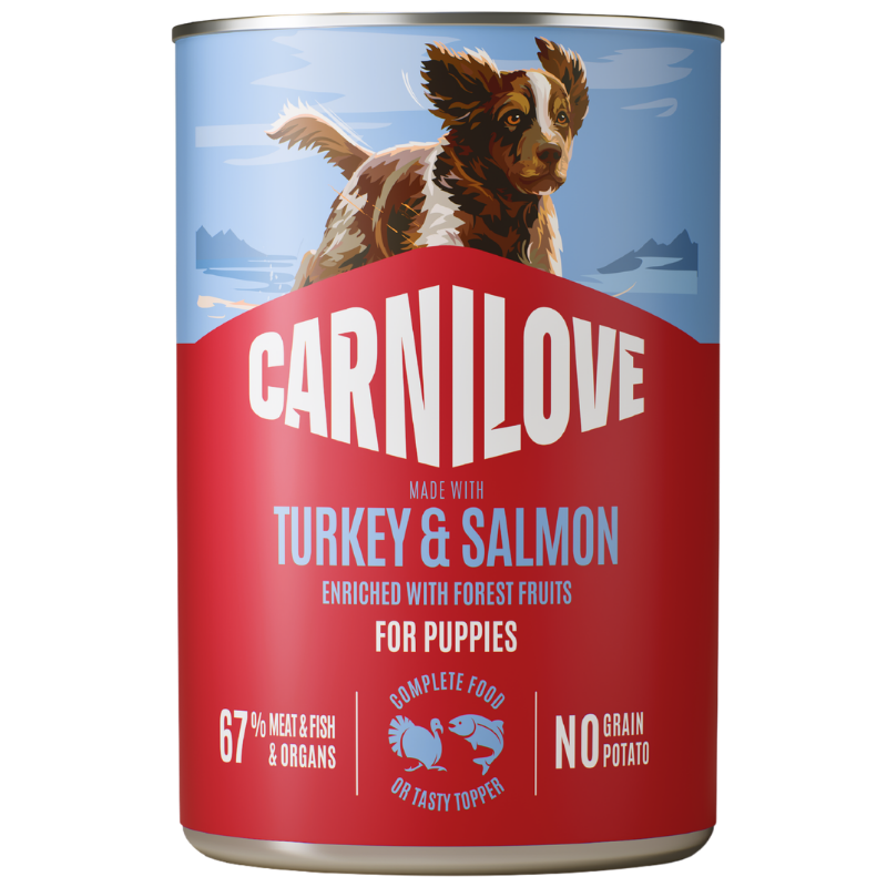 Carnilove Dog Dose Paté Puppy Salmon & Turkey 400 g