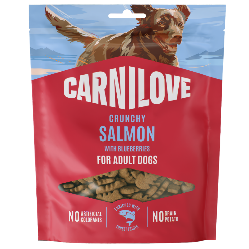 Carnilove Dog Snack Crunchy Salmon & Blueberries 200 g
