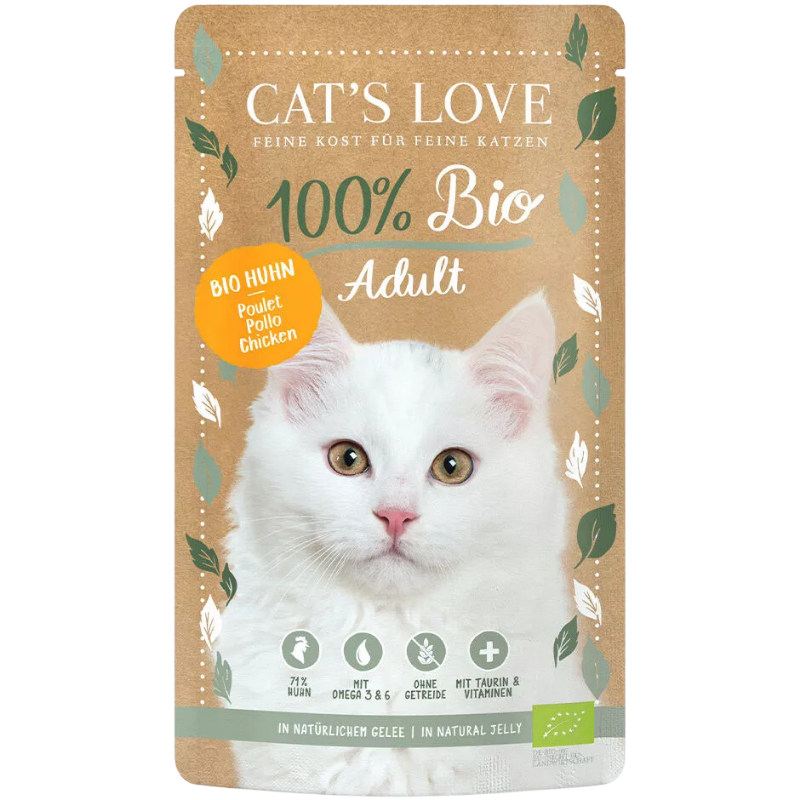 Cats Love PB Adult Bio Huhn 100 g