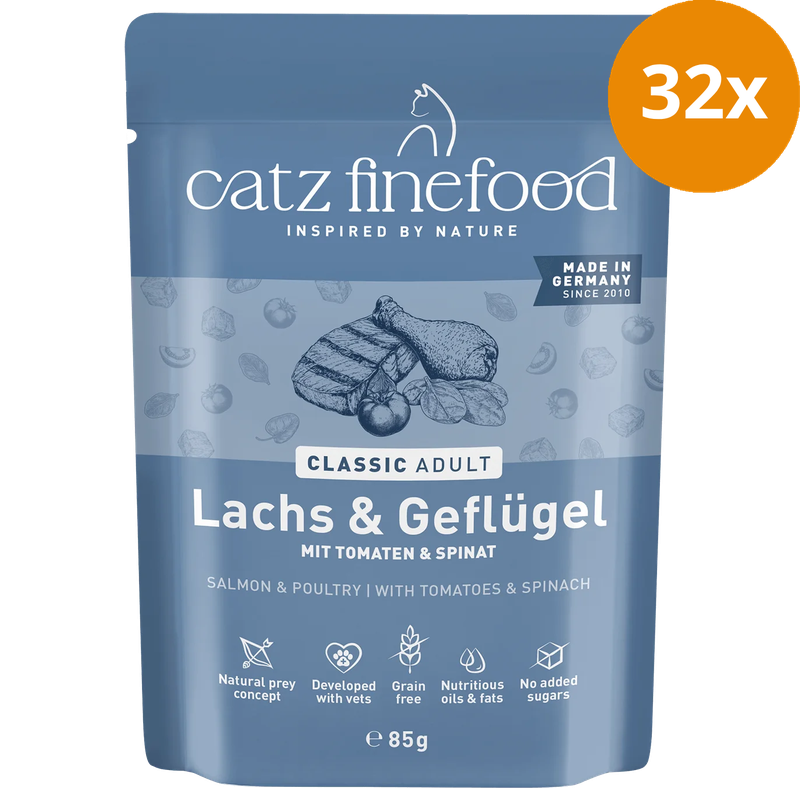 catz finefood No. 5 Lachs & Geflügel 85 g