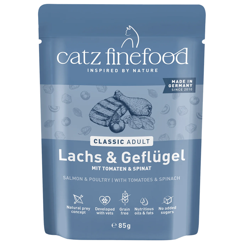 catz finefood No. 5 Lachs & Geflügel 85 g