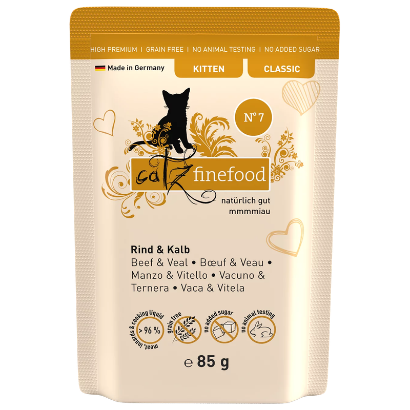 catz finefood Kitten No. 07 Rind&Kalb 85 g