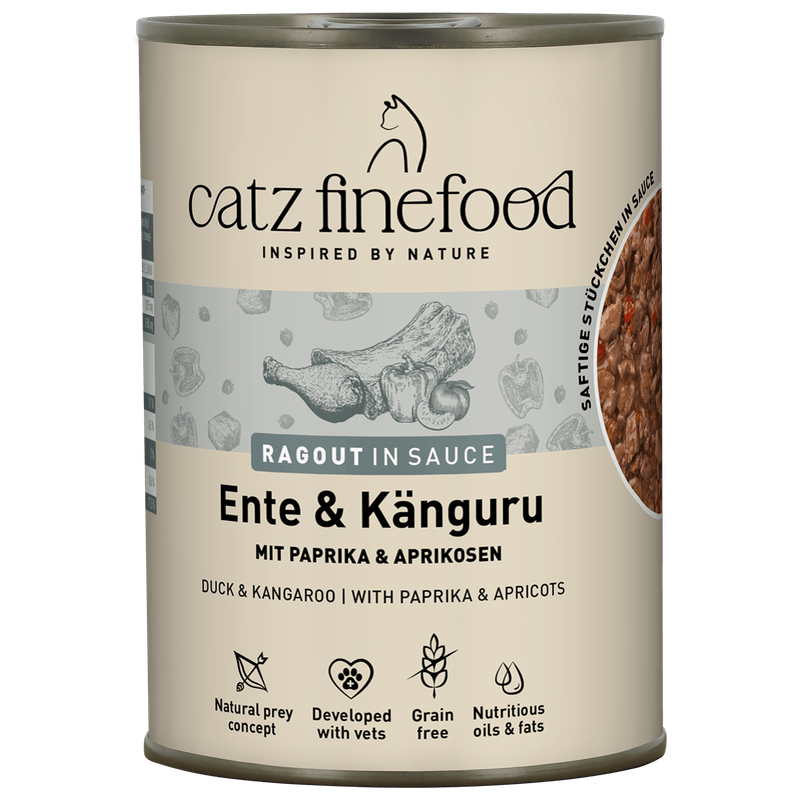 catz finefood Ragout No. 607 Ente & Känguru 380 g