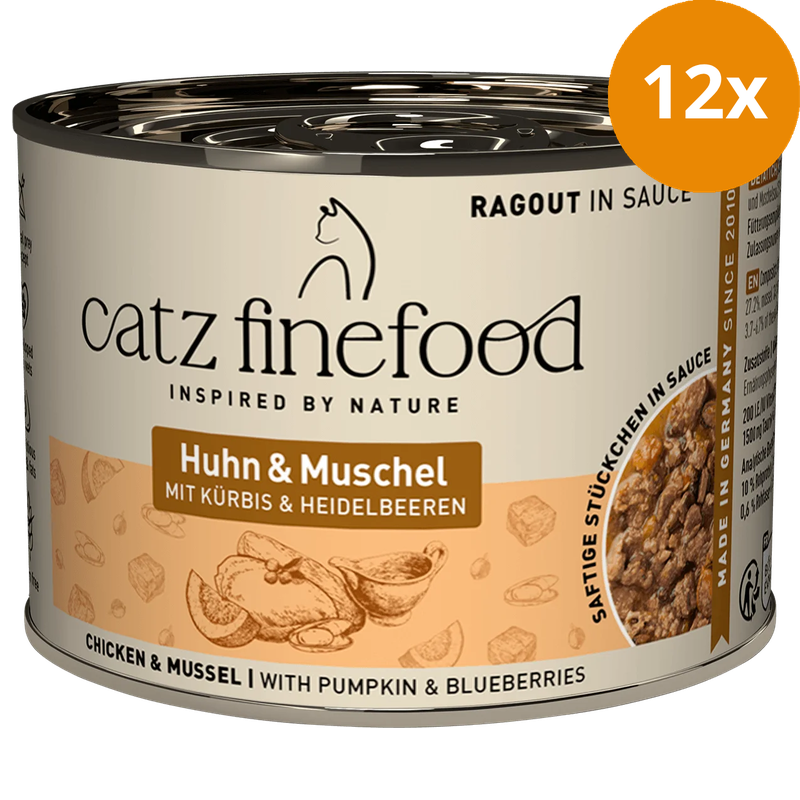 catz finefood Ragout No. 613 Huhn & Muschel 190 g