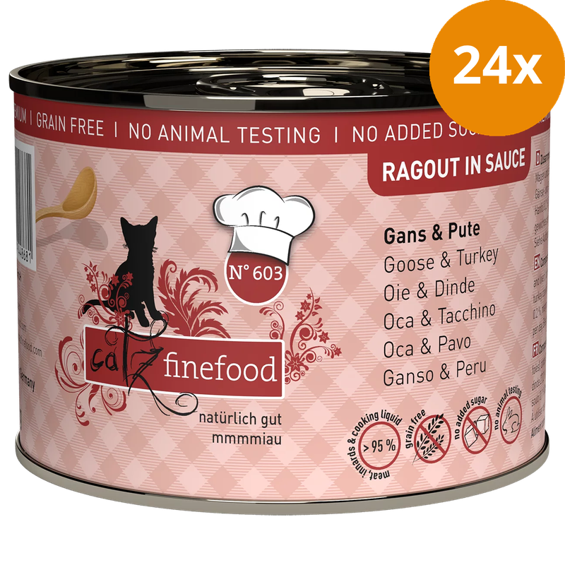 catz finefood Dose Ragout No. 603 Gans & Pute 190 g