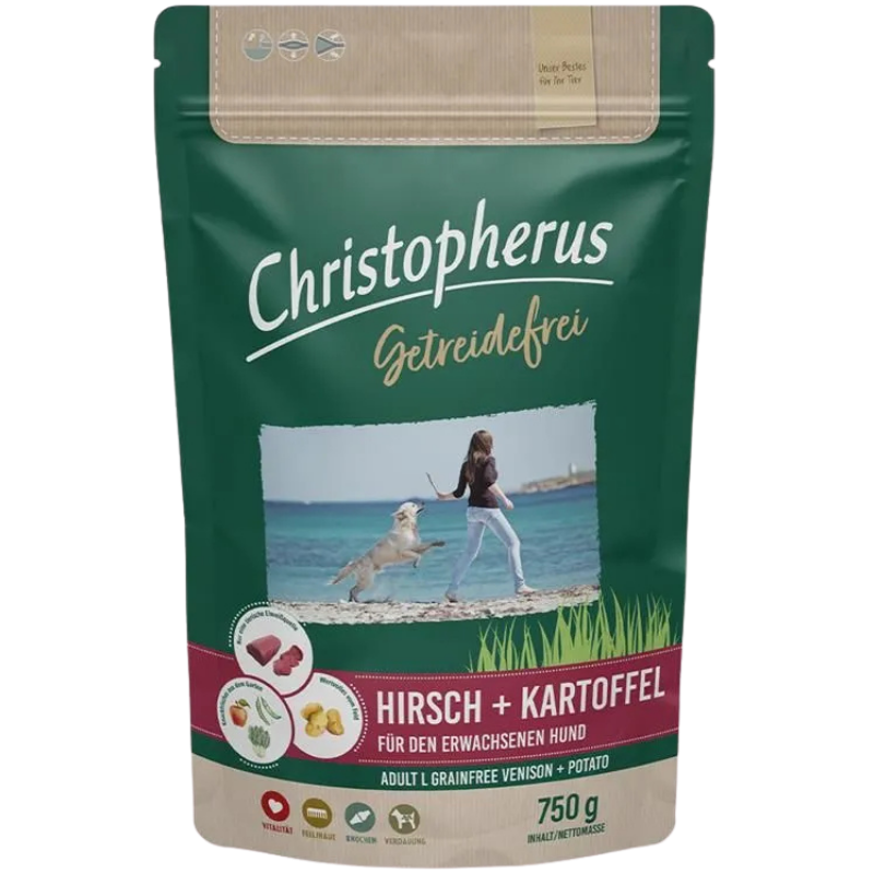 Christopherus Getreidefrei Hirsch & Kartoffel