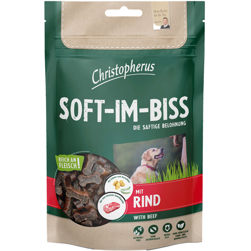 Christopherus Soft-Im-Biss Rind 125 g