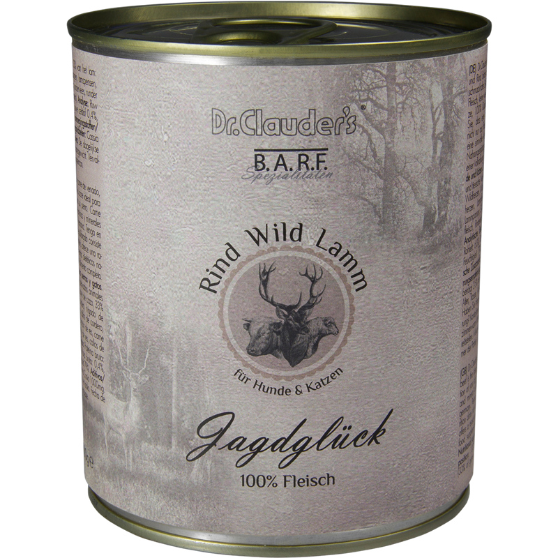 Dr.Clauder's BARF Cat & Dog Dose Jagdglück