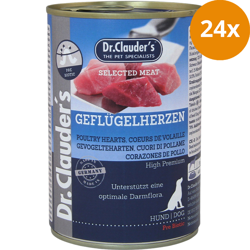 Dr.Clauder's Selected Meat Geflügelherzen 400 g
