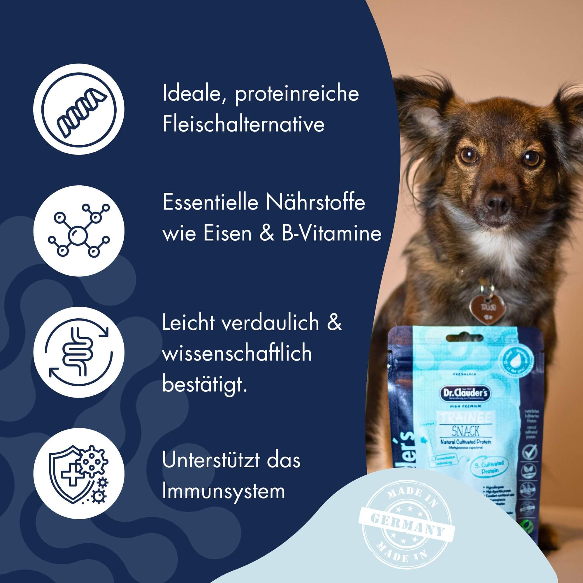 Dr.Clauder's Trainee Snack Cultivated Protein 80 g