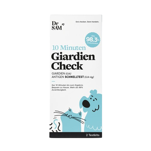 Dr. SAM Cat&Dog pawcheck Giardien Test 2er-Set