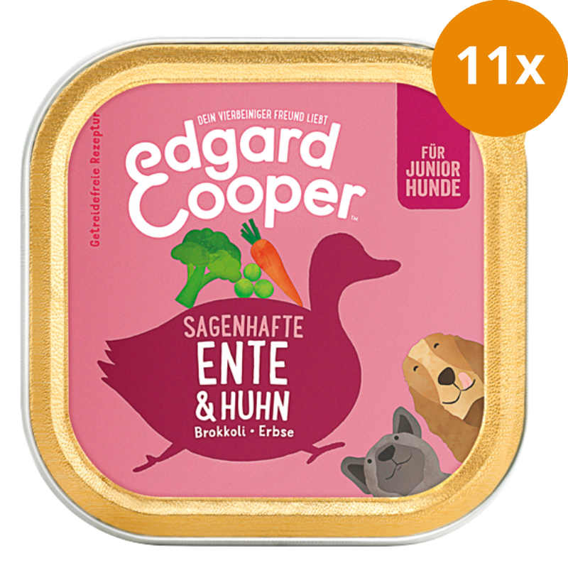 Edgard & Cooper Dog Ente & Huhn Puppy 150 g