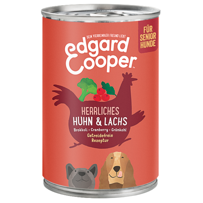 Edgard & Cooper Dog Huhn & Lachs Senior 400 g