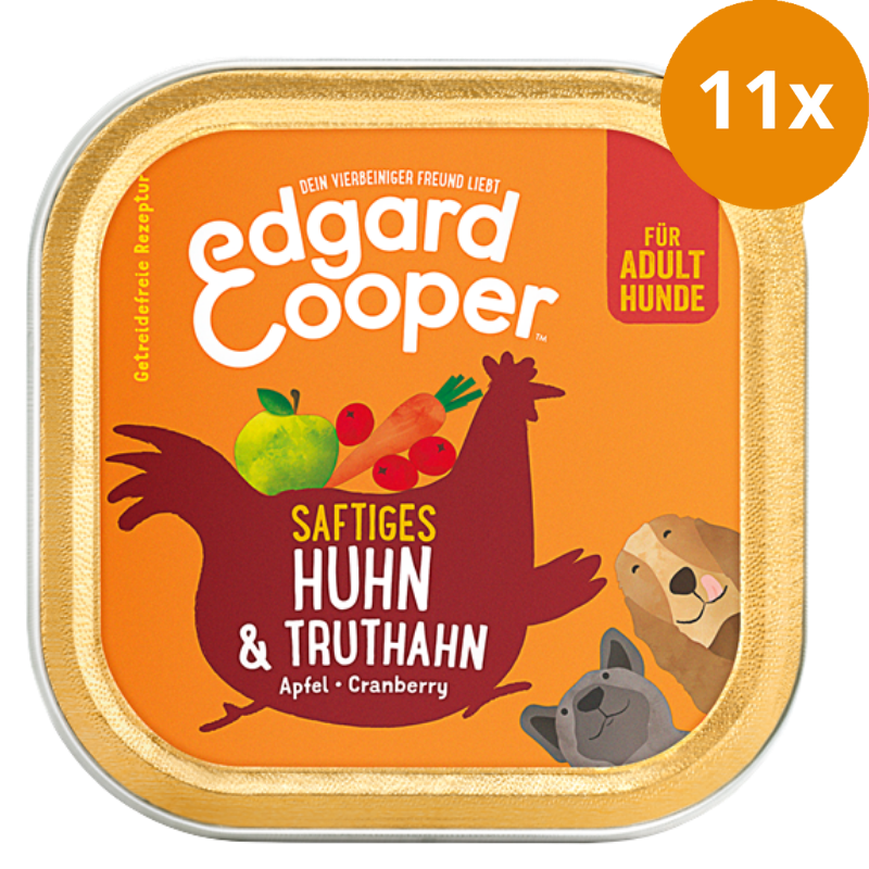 Edgard & Cooper Dog Huhn & Pute Adult 150 g
