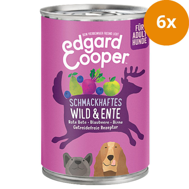 Edgard & Cooper Dog Wild & Ente Adult 400 g