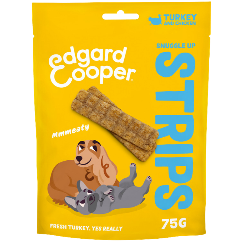Edgard & Cooper Strips Truthahn und Huhn 75 g