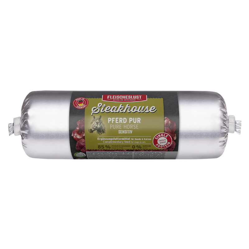 Fleischeslust Steakhouse Pferd pur 500 g