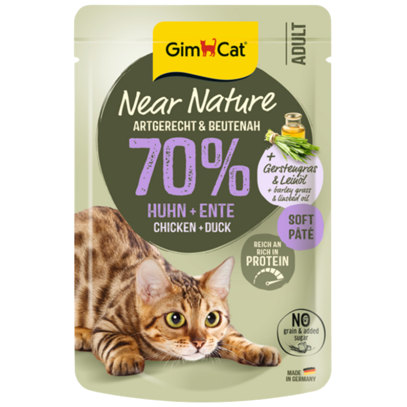 GimCat Near Nature Huhn & Ente 85 g