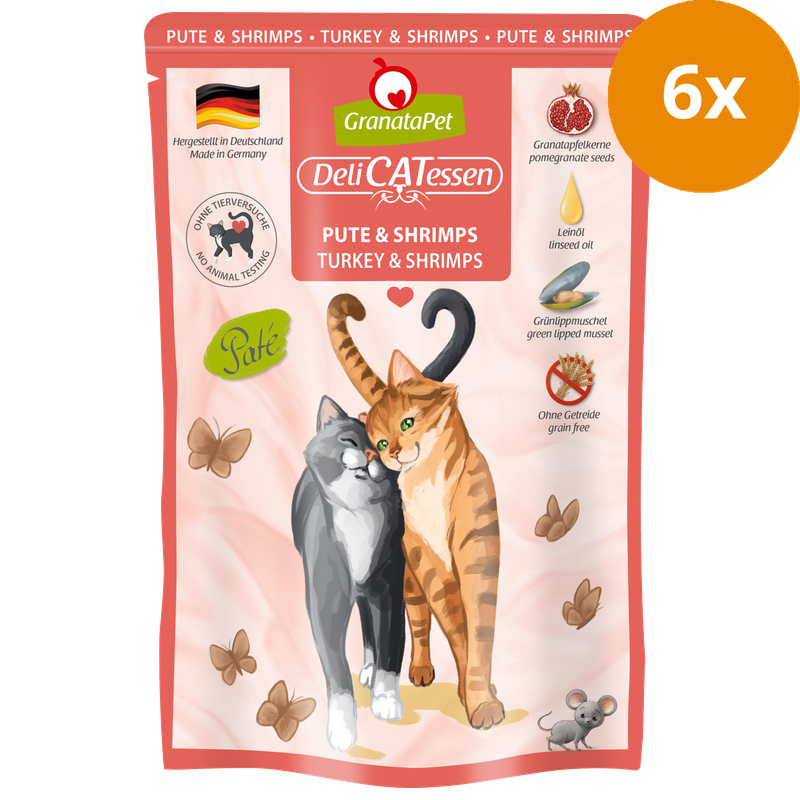 GranataPet DeliCatessen Pute & Shrimps 85 g