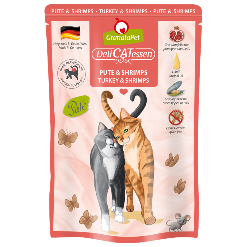 GranataPet DeliCatessen Pute & Shrimps 85 g