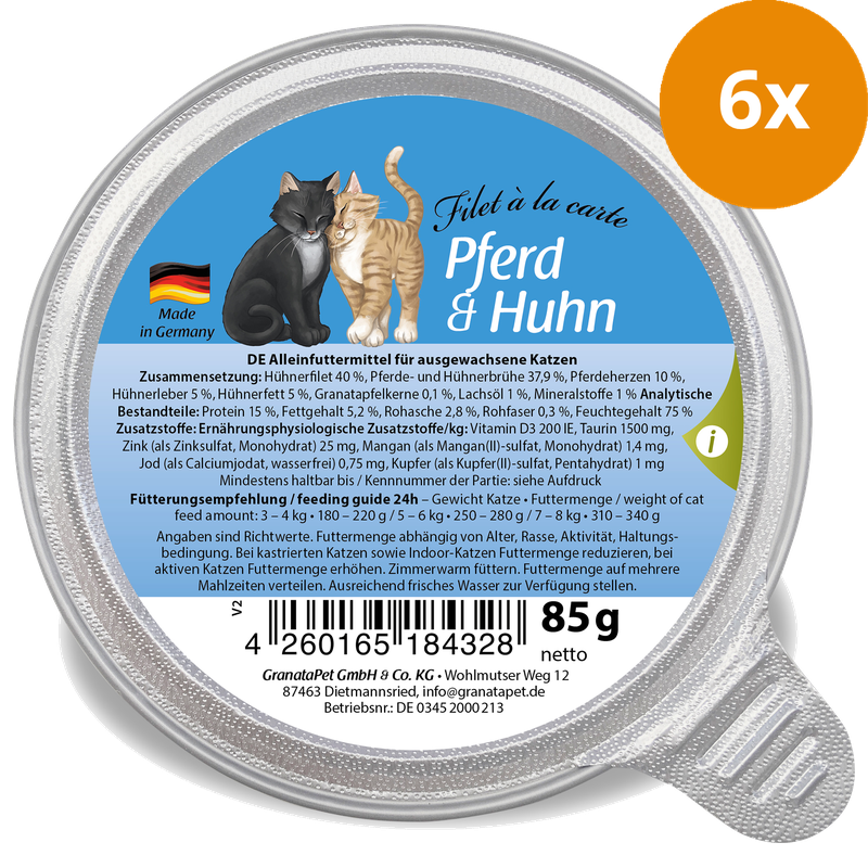 GranataPet Filet à la carte Pferd & Huhn 85 g