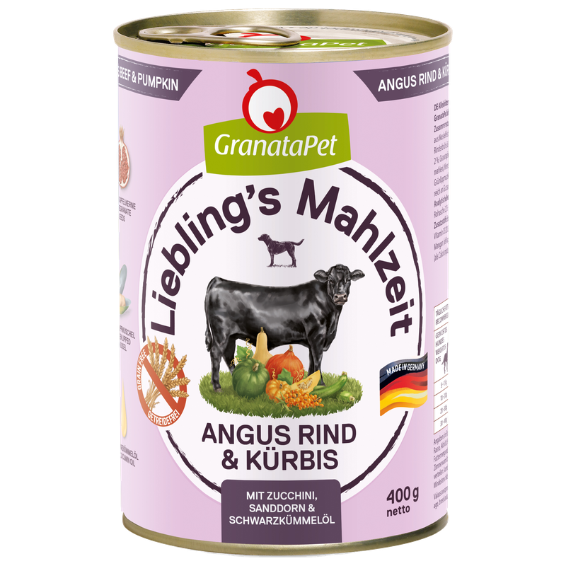 GranataPet Liebling's Mahlzeit Angus Rind & Kürbis 400 g