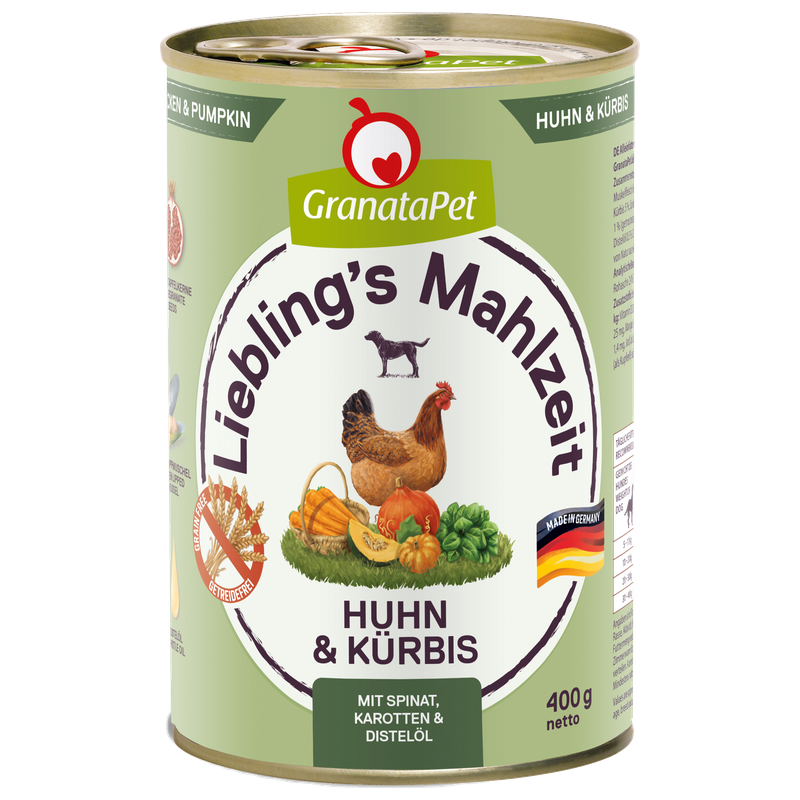 GranataPet Liebling's Mahlzeit Huhn & Kürbis 400 g