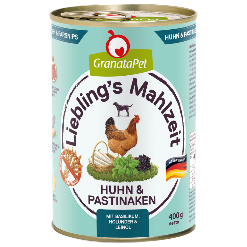 GranataPet Liebling's Mahlzeit Huhn & Pastinaken 400 g