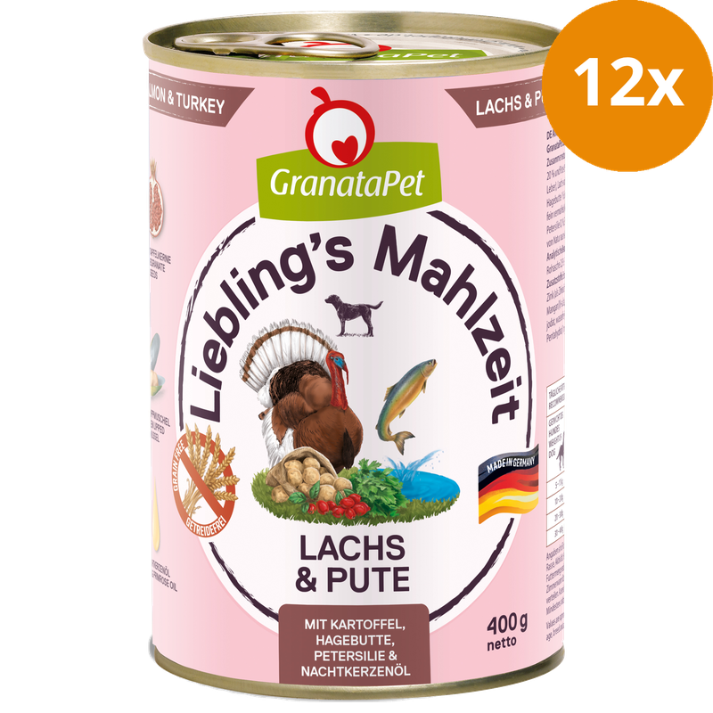 GranataPet Liebling's Mahlzeit Lachs & Pute 400 g