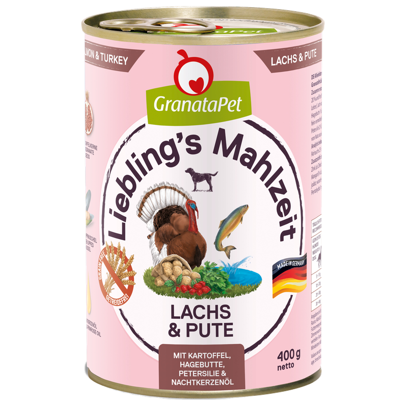 GranataPet Liebling's Mahlzeit Lachs & Pute 400 g
