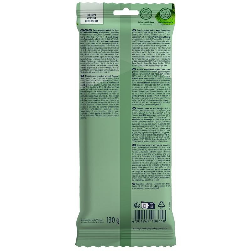 Happy Dog Dental Snacks Dental Sticks 130 g