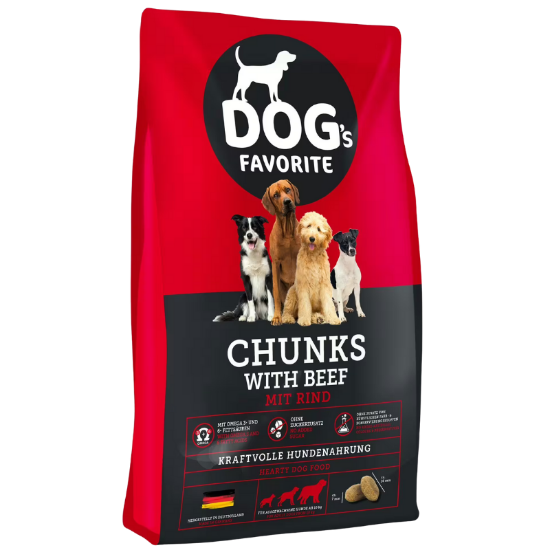 Happy Dog Favorite Chunks mit Rind
