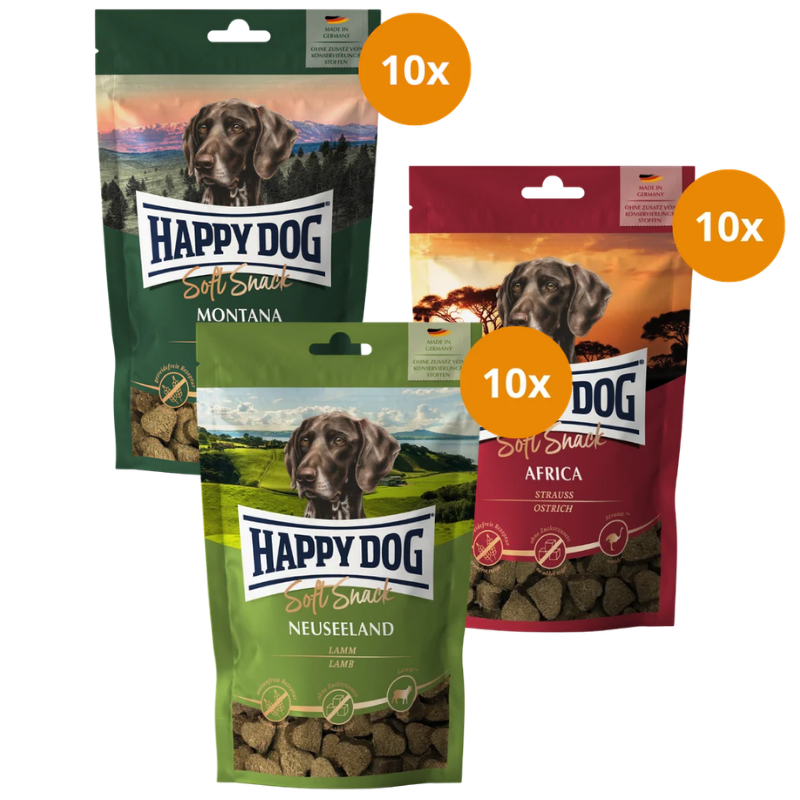 Happy Dog Snack Abenteuer - fröhlich mixen & sparen!