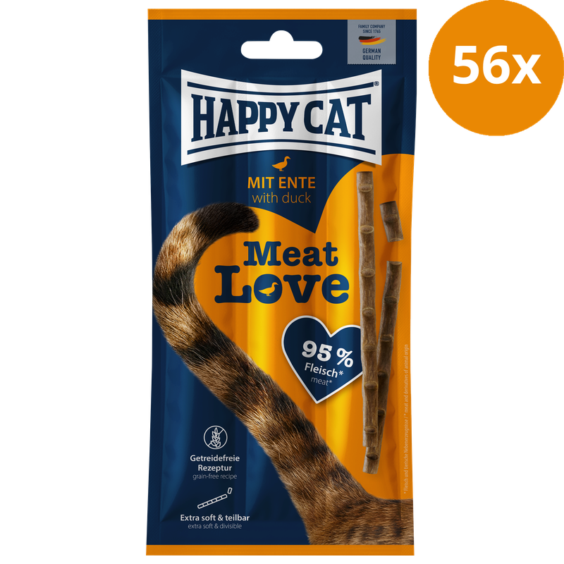Happy Cat Meat Love Snack mit Ente 15 g