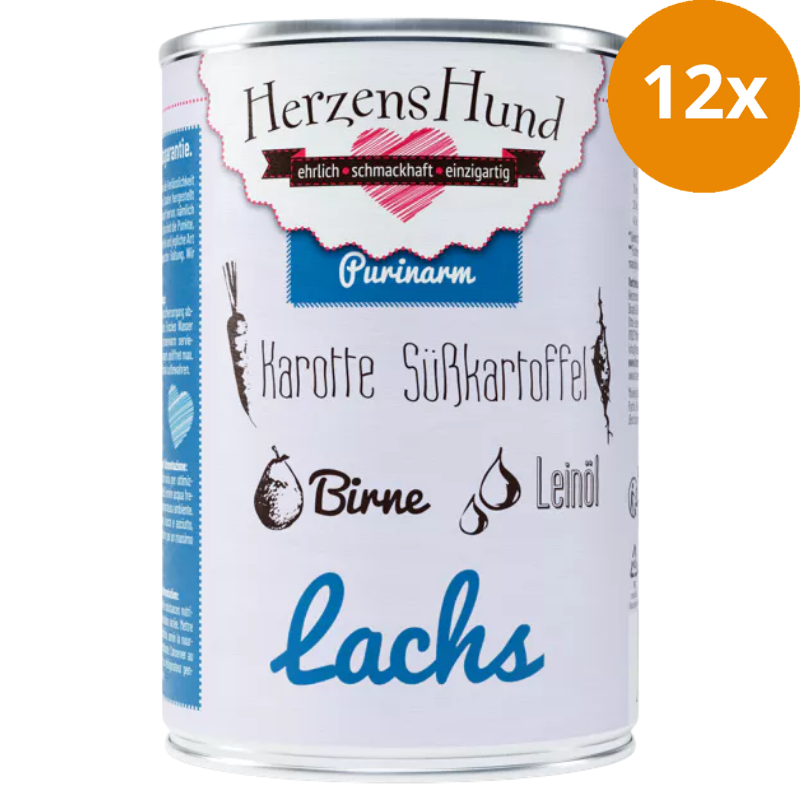Herzenshund Lachs mit Karotte 400 g