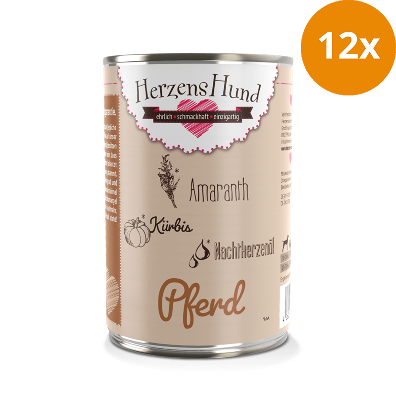 HerzensHund Pferd mit Amaranth 400 g