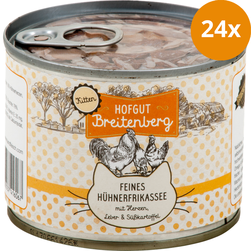Hofgut Breitenberg Kitten Feines Hühnerfrikassee 180 g