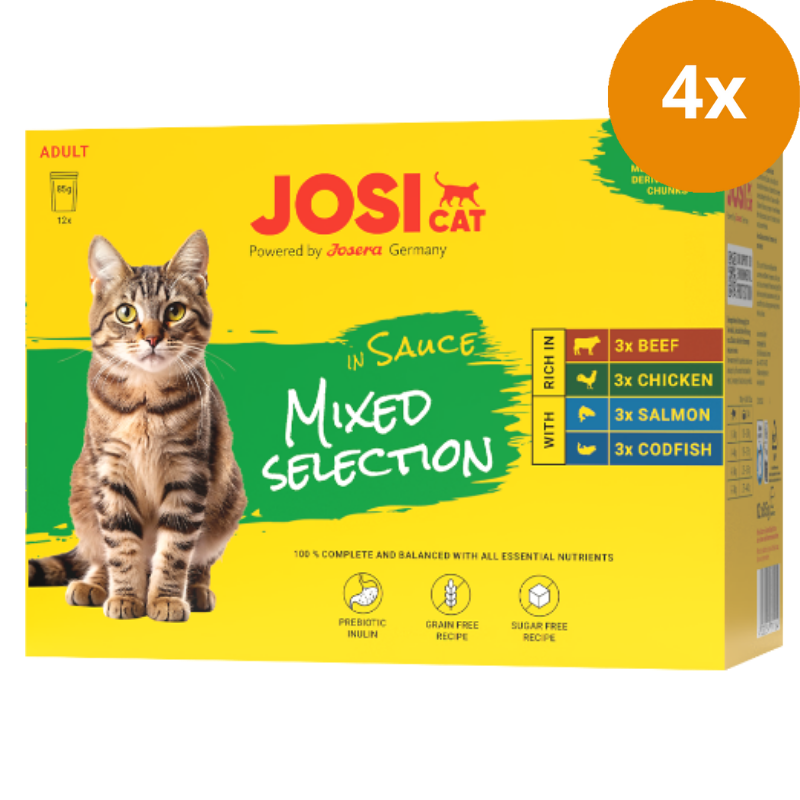 Josera JosiCat Multipack Sauce Mixed Selection 12x85 g