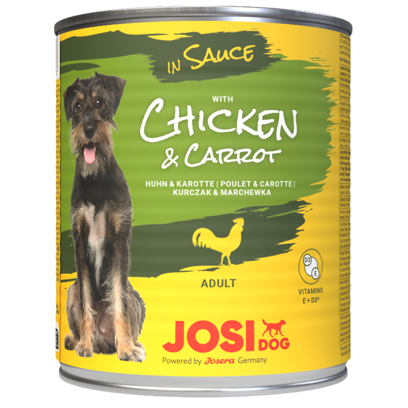 Josera JosiDog Dose Chicken & Carrot in Sauce 830 g