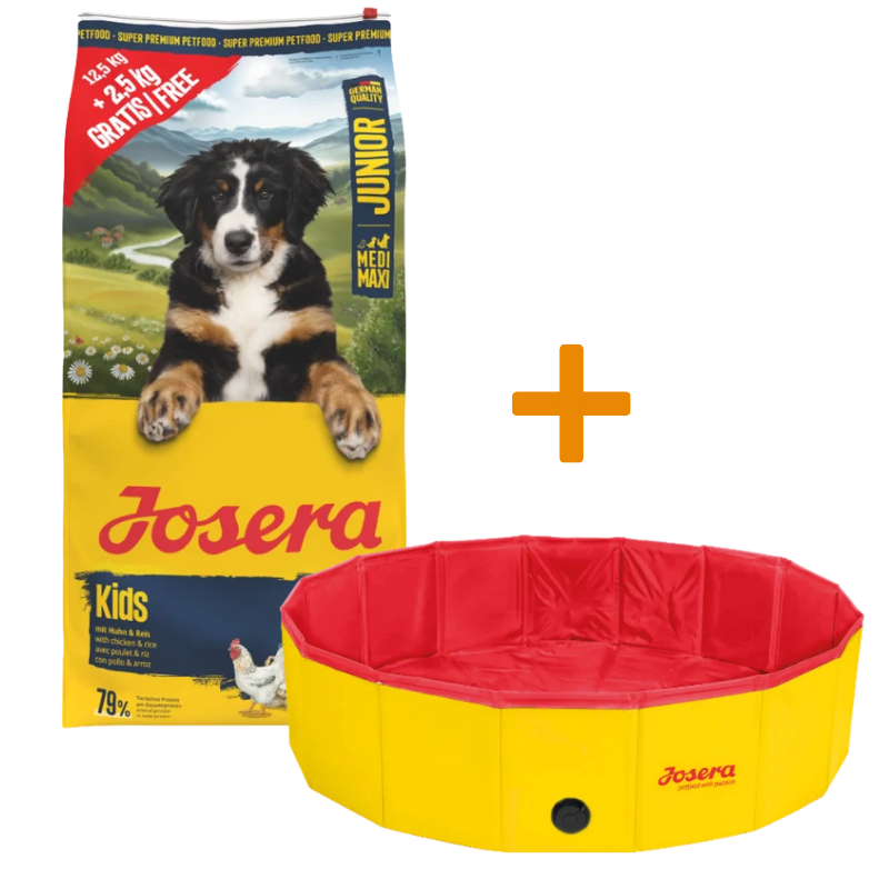 Josera Kids 15 kg + GRATIS Josera Hundepool