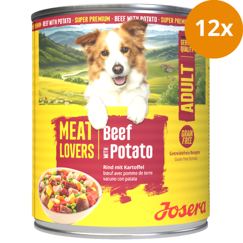Josera Meat Lovers Adult Menu Beef & Potato 800 g