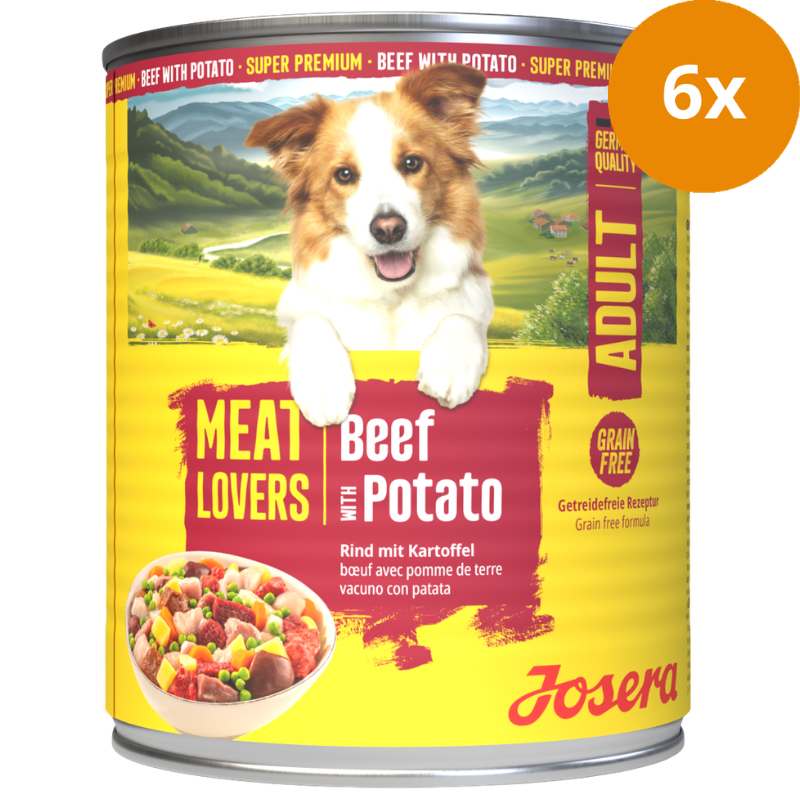 Josera Meat Lovers Adult Menu Beef & Potato 800 g