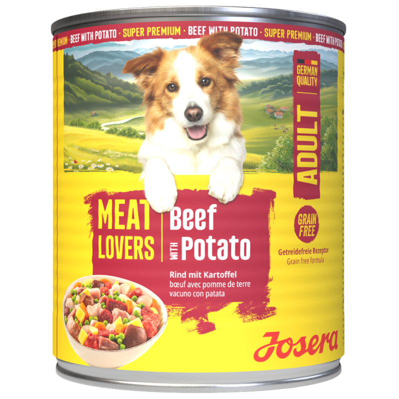 Josera Meat Lovers Adult Menu Beef & Potato 800 g